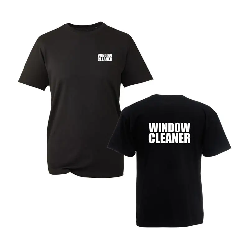 Commercial Window Printing - Window Cleaner Print T Shirt Cleaning