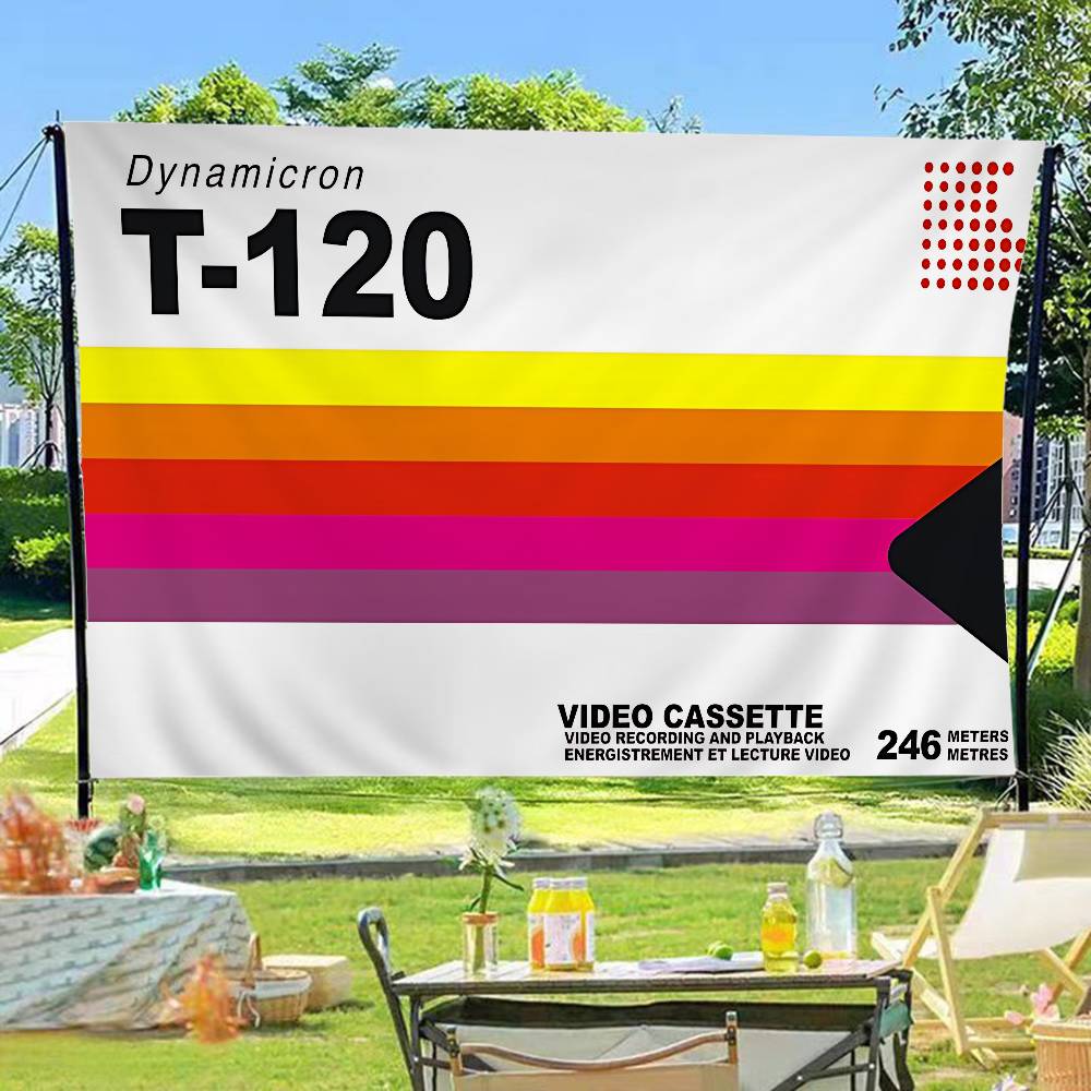 Commercial Banner Printing - V-VHS Logo Advanced Printing Commercial Advertising