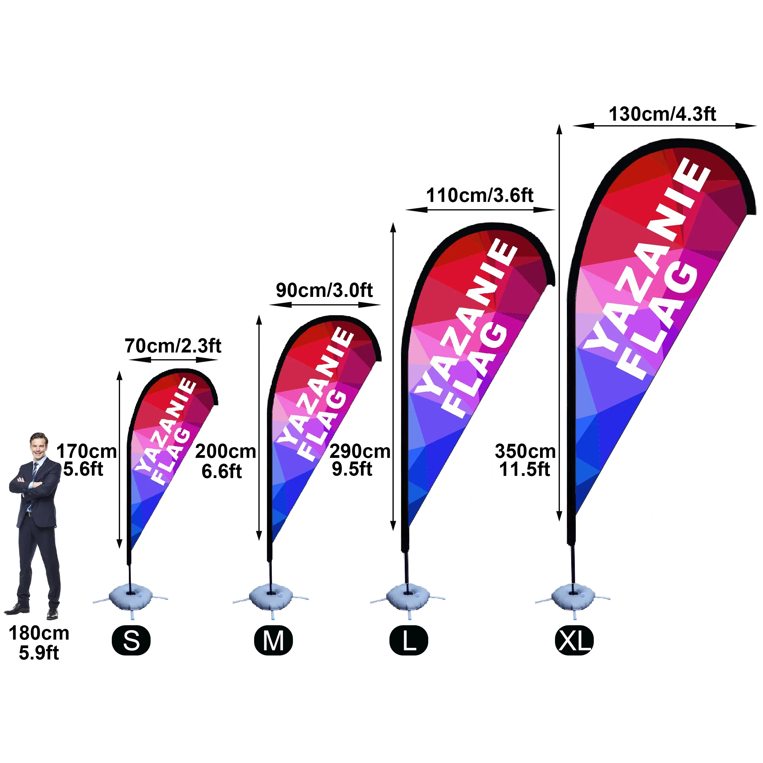 Custom Advertising Teardrop Fl - Commercial Banner Printing 评论和价格