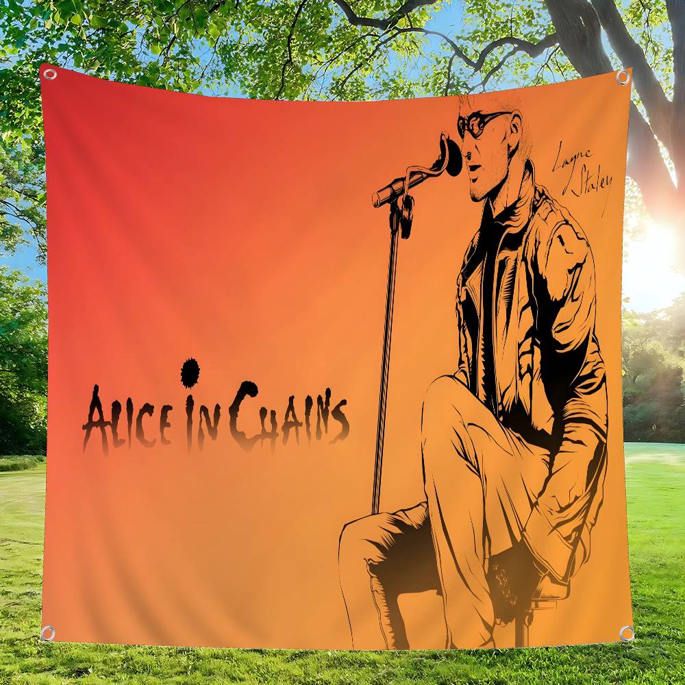 Retro Music Alice In Chains Ad - Commercial Banner Printing 评论和价格