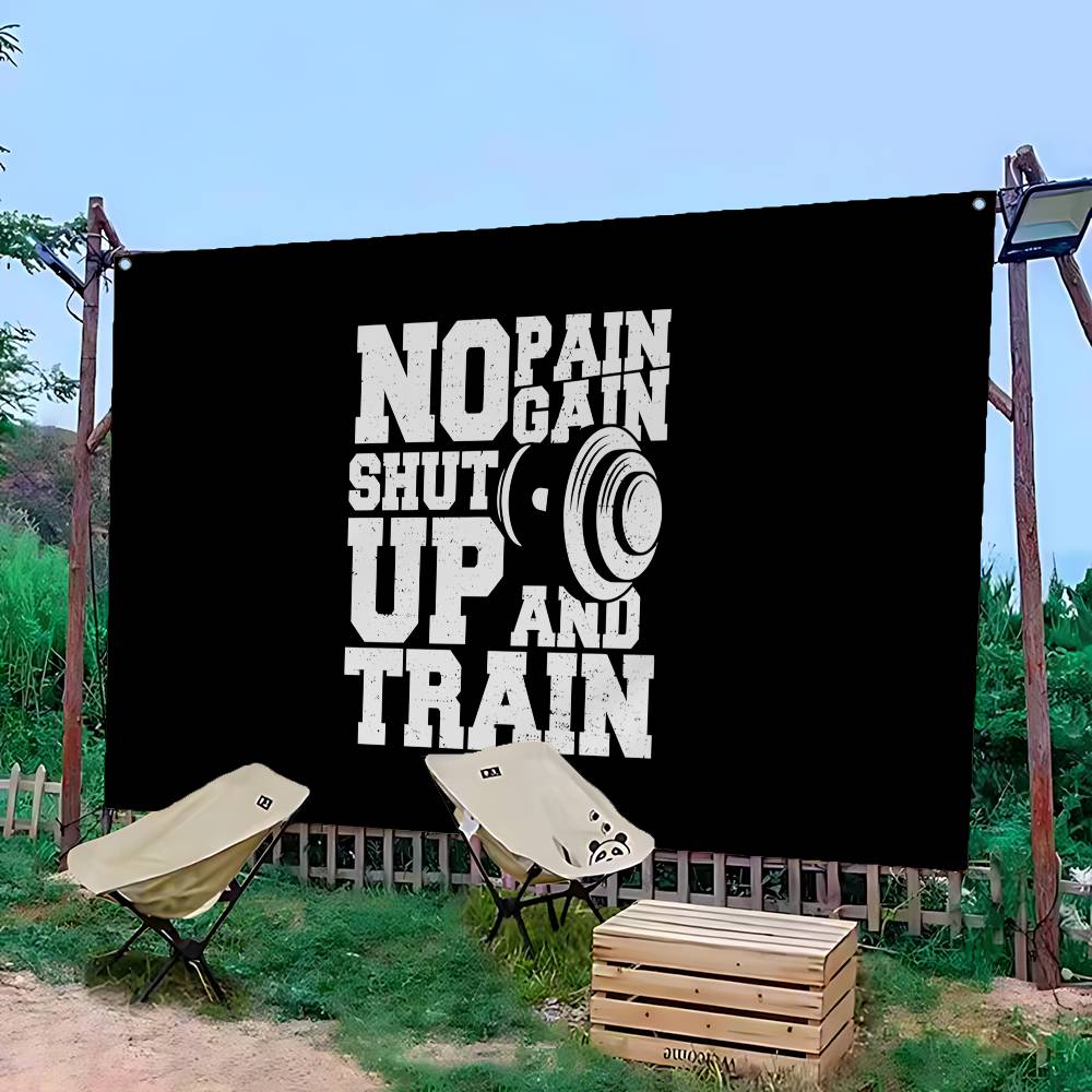 No Pain No Gain GYM Advanced P - Commercial Banner Printing 评论和价格