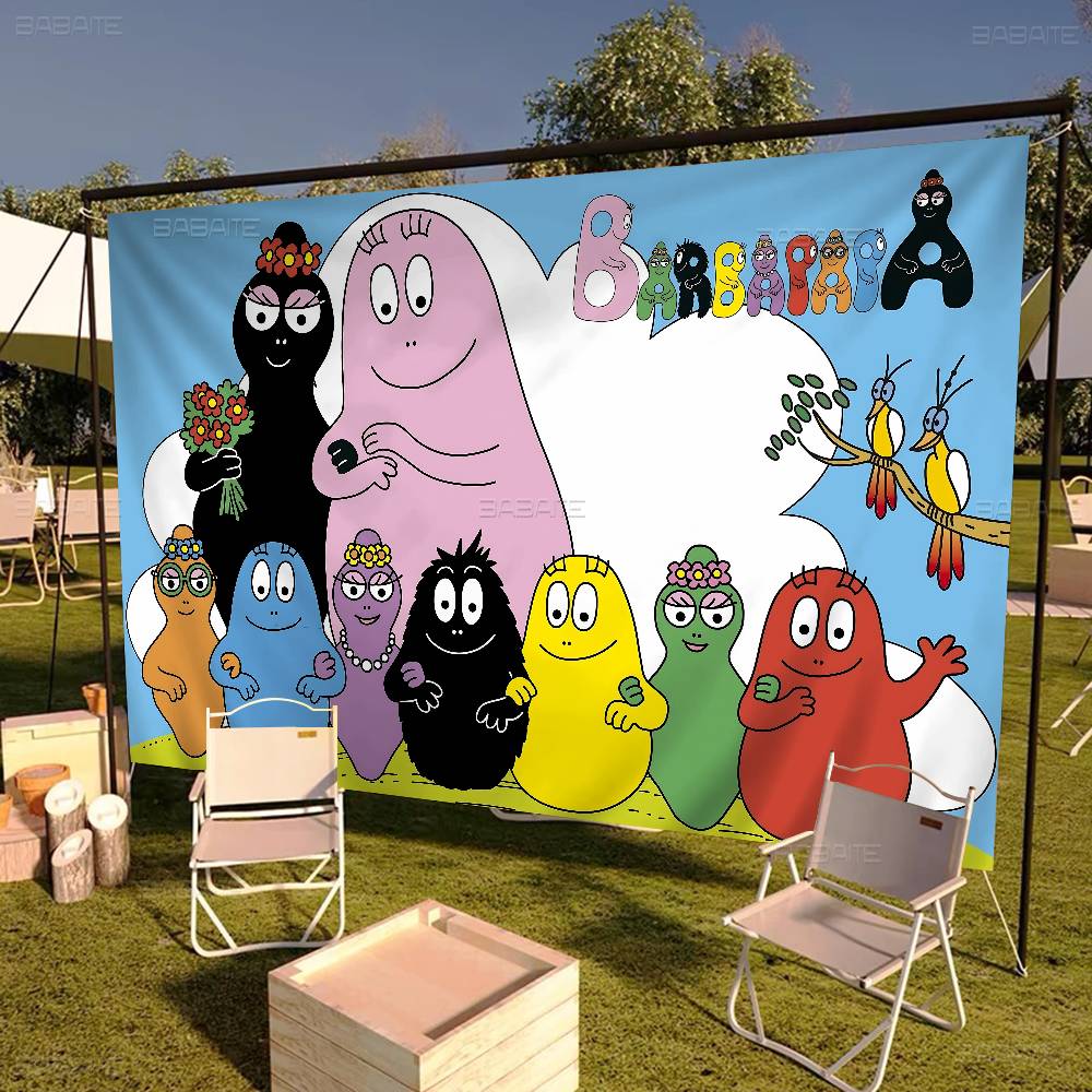 Cute Cartoon Les Barbapapa Fam - Commercial Banner Printing 评论和价格