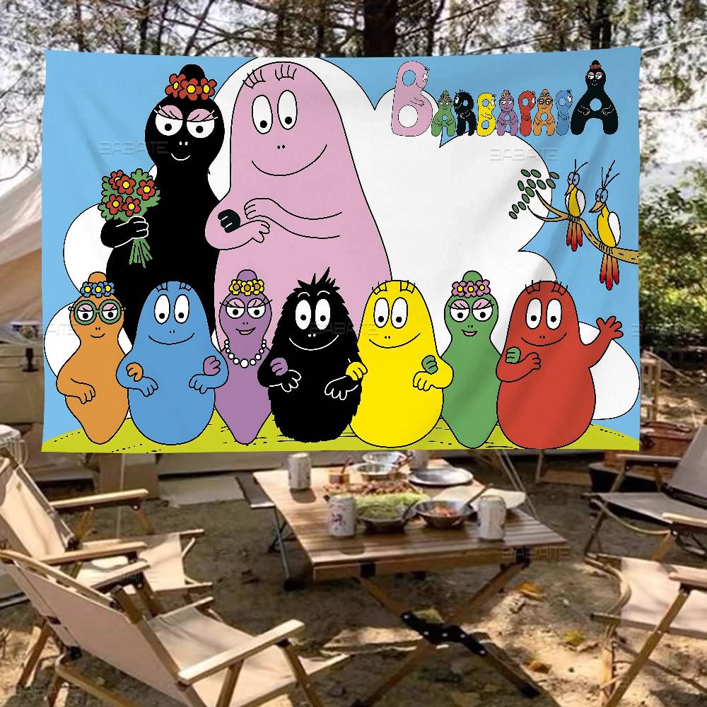 Cute Cartoon Les Barbapapa Fam - Commercial Banner Printing 评论和价格