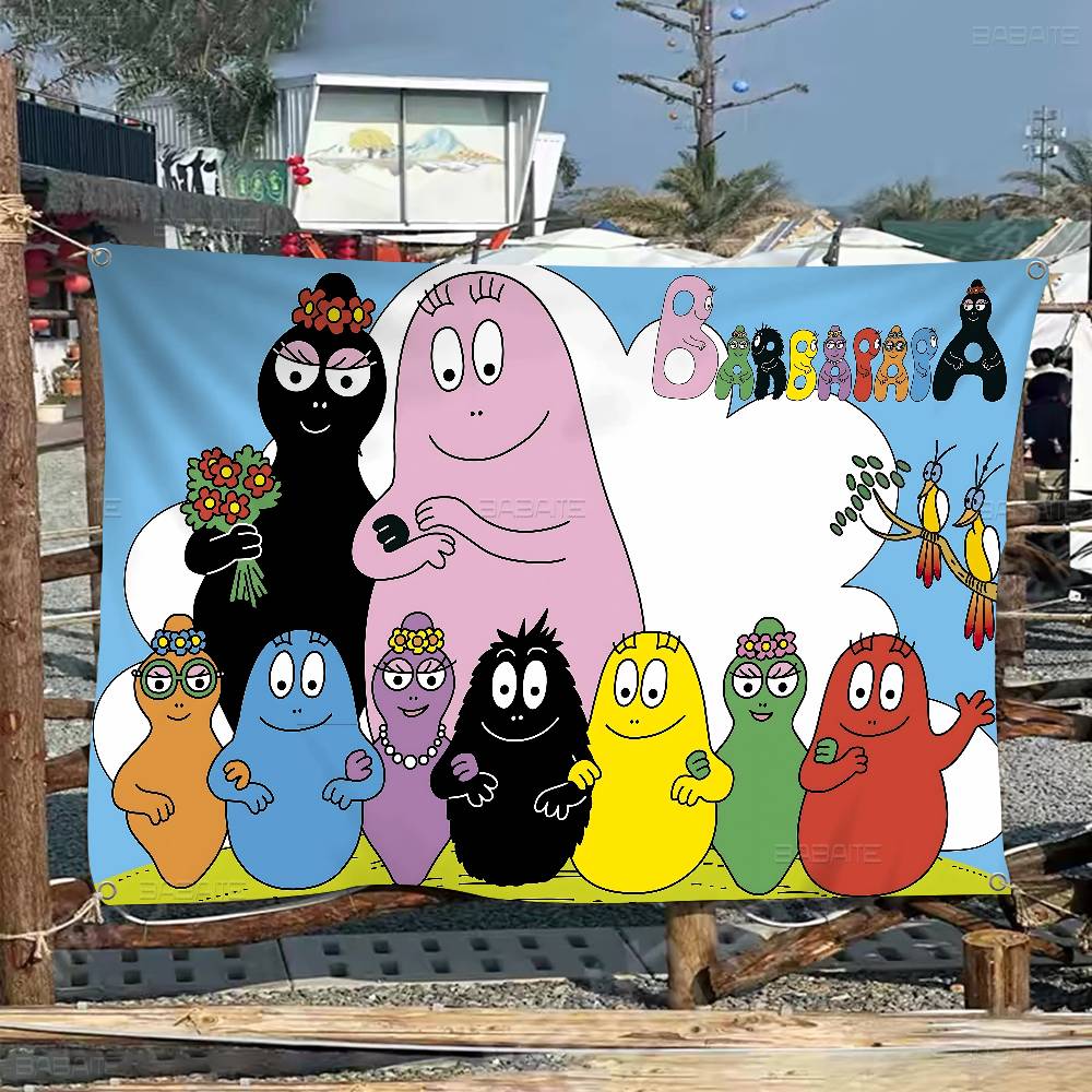 Cute Cartoon Les Barbapapa Fam - Commercial Banner Printing 评论和价格